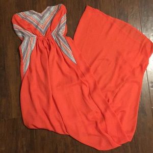 Buckle coral dress